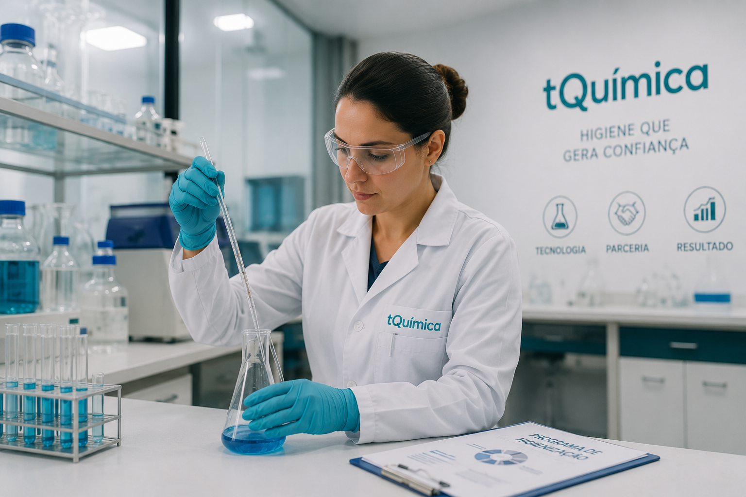 Instalações do laboratório tQuímica